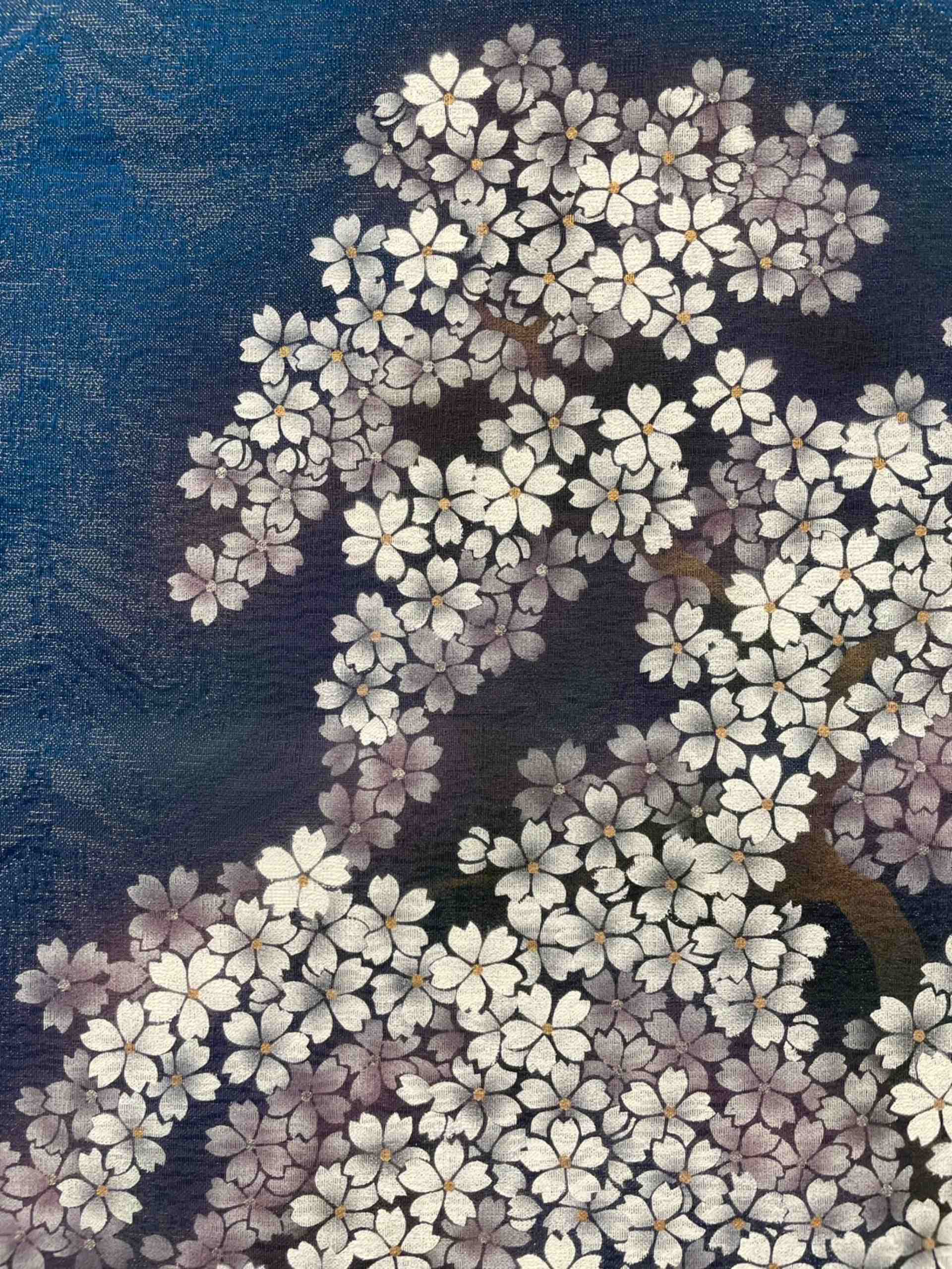 桜柄の生地